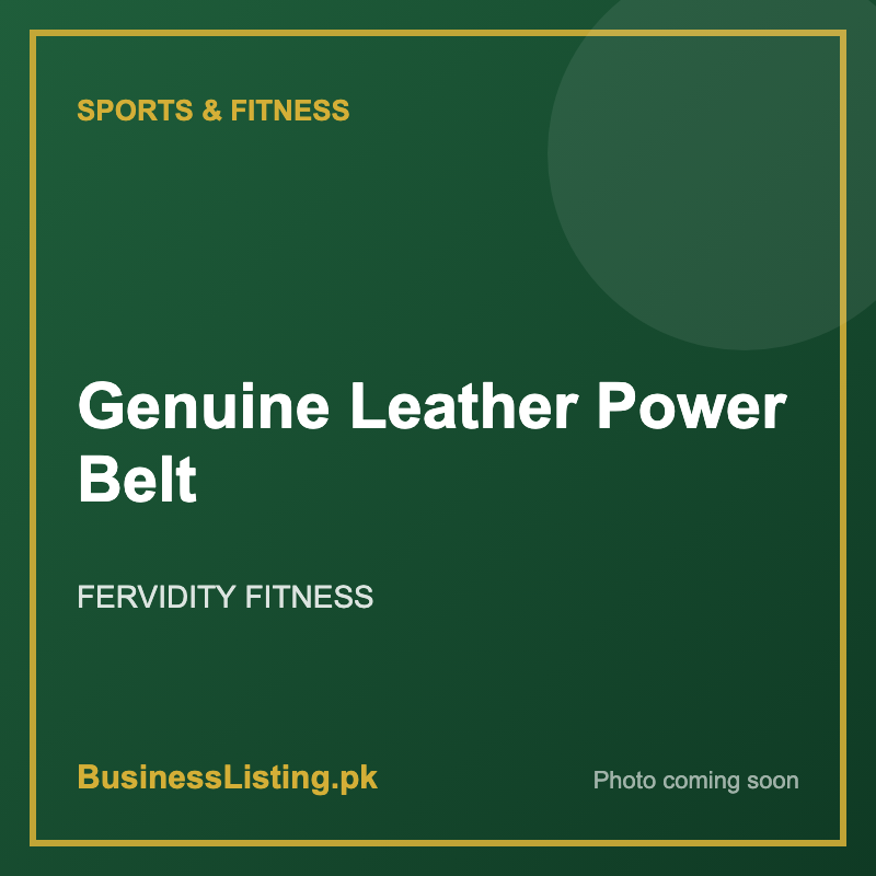 Genuine Leather Power Belt – FERVIDITY FITNESS, Sialkot