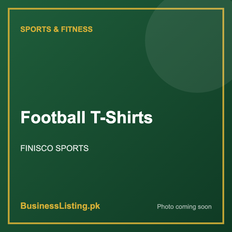Football T-Shirts – FINISCO SPORTS, Sialkot