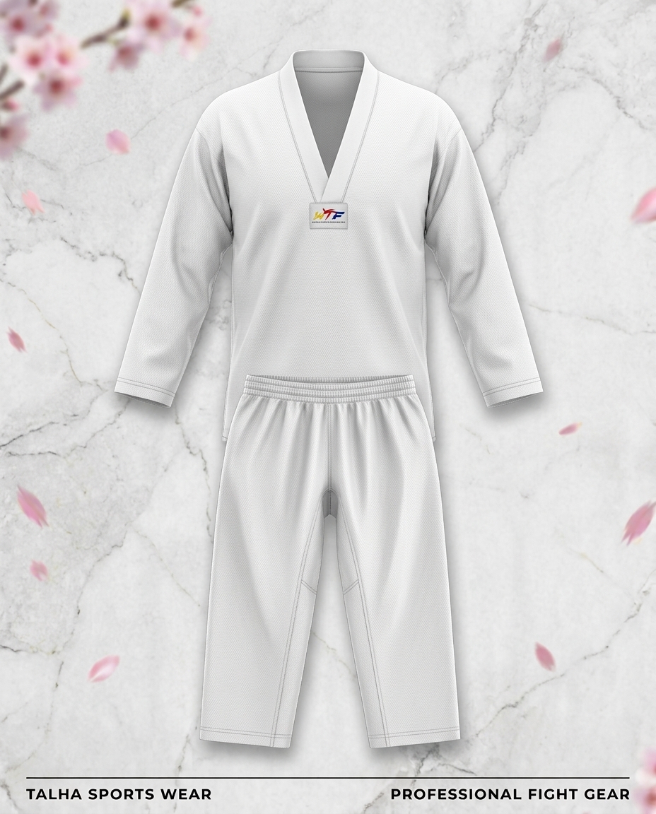Custom Taekwondo Dobok  – Talha Sports Wear, Sialkot