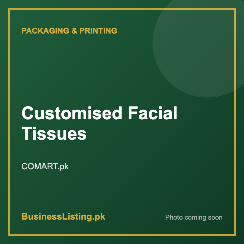 Customised Facial Tissues – COMART.pk, Karachi