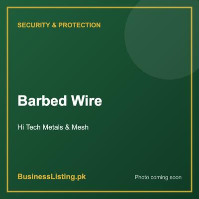 Barbed Wire by Hi Tech Metals & Mesh, Karachi Pakistan