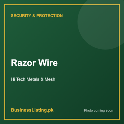 Razor Wire by Hi Tech Metals & Mesh, Karachi Pakistan