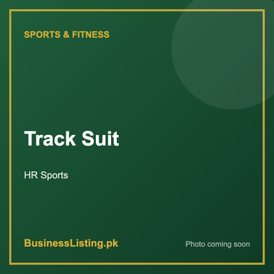 Track Suit by HR Sports, Lahore Pakistan