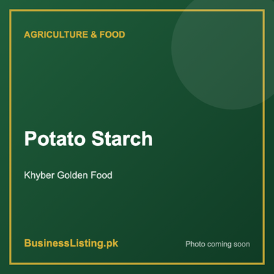Potato Starch by Khyber Golden Food, Peshawar Pakistan